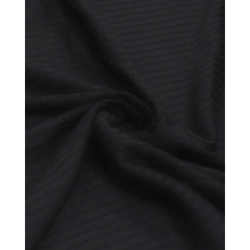 Tecido Malha Tricot Canelada Grossa Preto