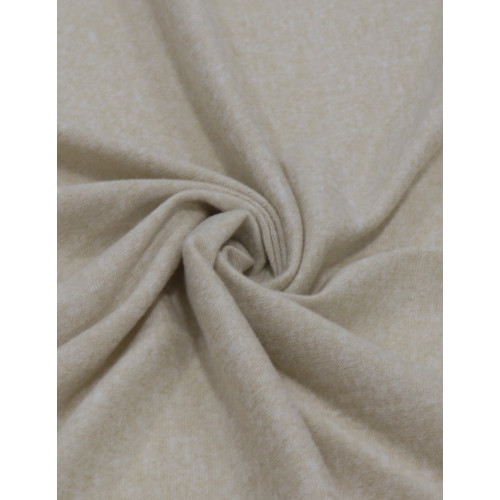 Tecido Malha Lãzinha Bege Claro Mescla