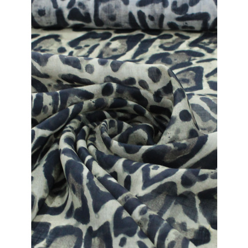 Tecido Cambraia Italiano Animal Print Clássico