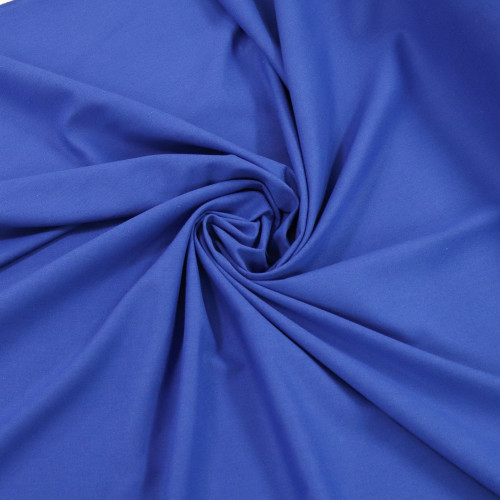 Tecido Linho Misto Rústico Azul Royal