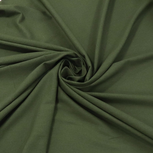 Tecido Linho Misto Rústico Verde Militar