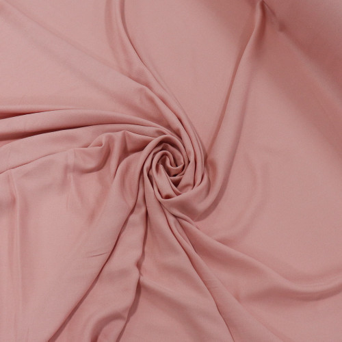 Tecido Viscose Sarjada Rosa Chá