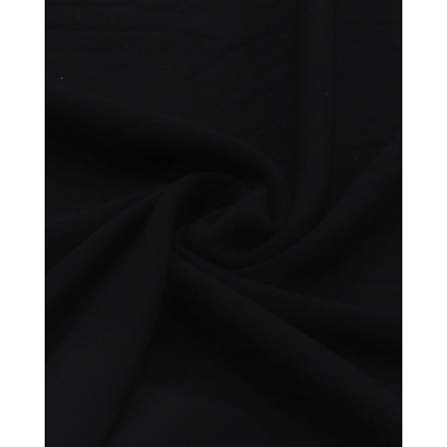 Tecido Crepe de Viscose Mista Preto - 10 METROS