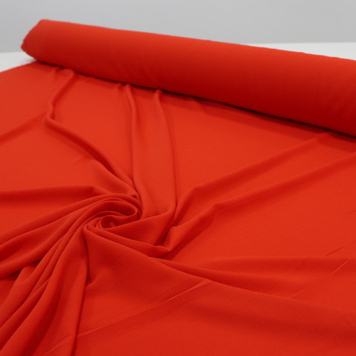 Tecido Crepe Bubble com Elastano Vermelho