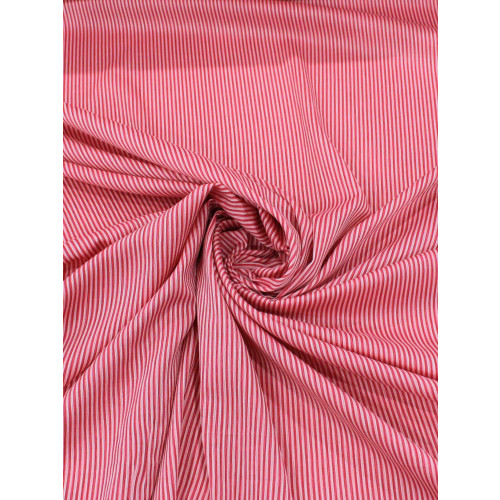 Tecido Viscose Mista Casca de Arvore Micro Listras Pink e Rosa