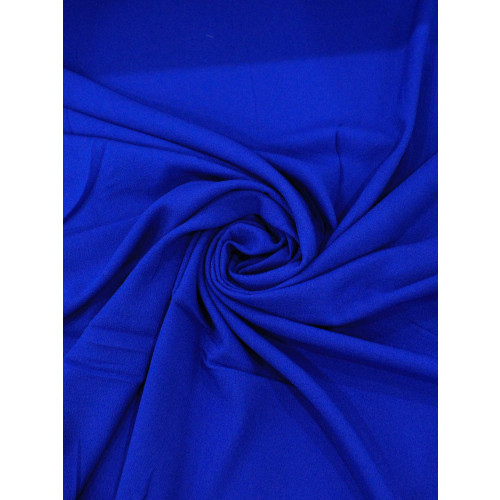 Tecido Crepe Encorpado Com Elastano Azul