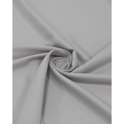 Tecido Viscose Sarjada Cinza Ártico