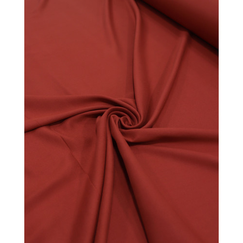 Tecido Viscose Sarjada Argila Vermelha