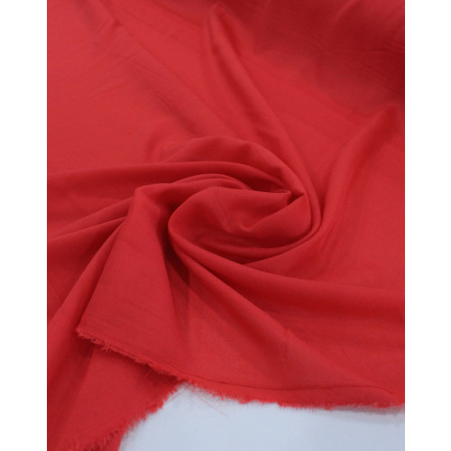 Tecido Cambraia de Viscose Vermelho