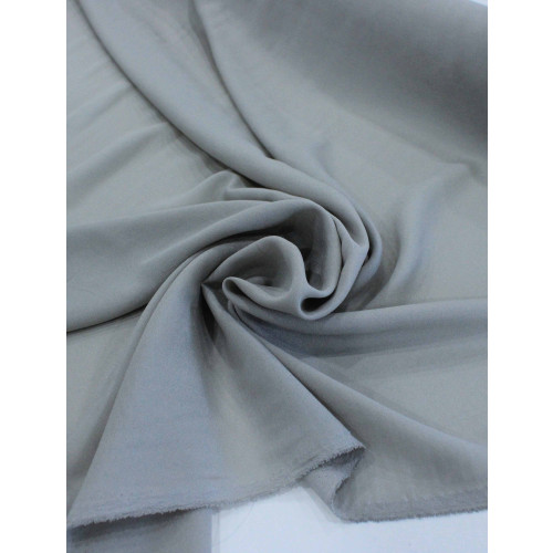 Tecido Crepe Chiffon Cinza 
