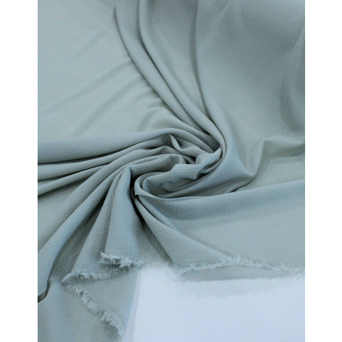 Tecido Crepe Bubble com Elastano Cinza
