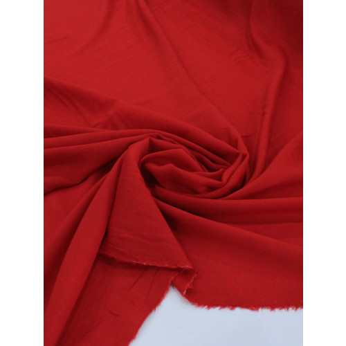 Tecido Cambraia de Viscose Vermelho Rubi