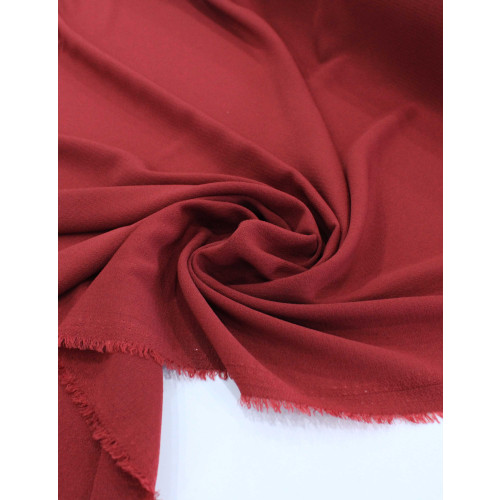 Tecido Crepe Bubble com Elastano Marsala