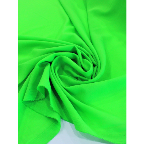 Tecido Crepe Koshibo Leve Verde Neon