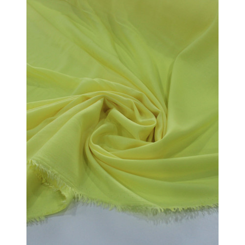 Tecido Cambraia de Viscose Amarelo Claro