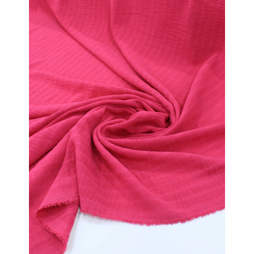 Tecido Crepe Duna Trabalhado Rosa Pink