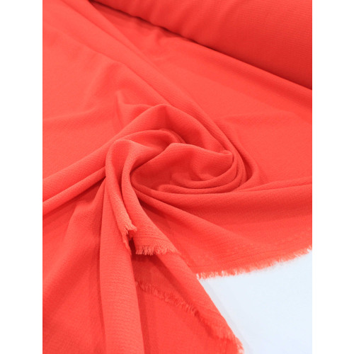 Tecido Crepe Bubble com Elastano Coral 