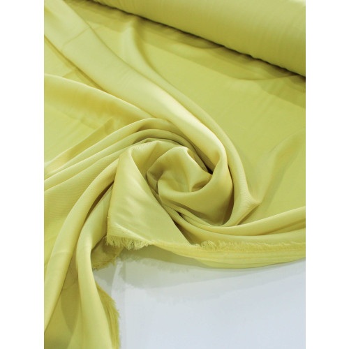 Tecido Crepe Silk Amarelo Claro