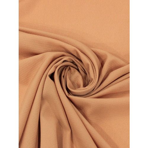 Tecido Crepe Bubble Nude Escuro