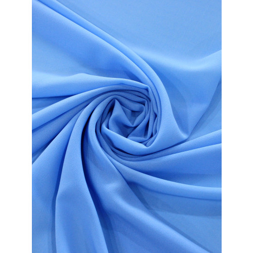 Tecido Crepe Salina Azul Claro