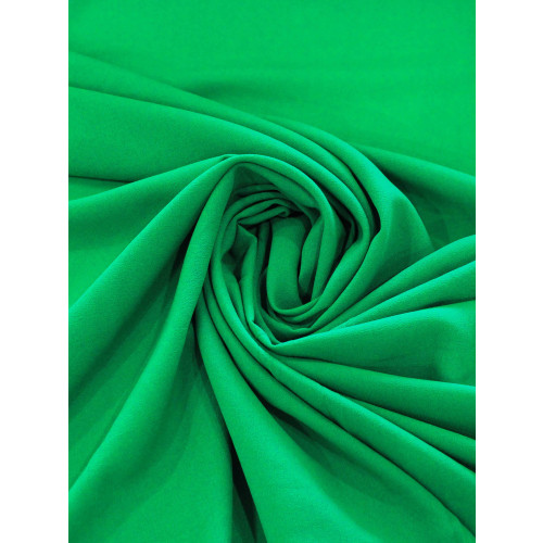 Tecido Crepe Chiffon Verde Bandeira