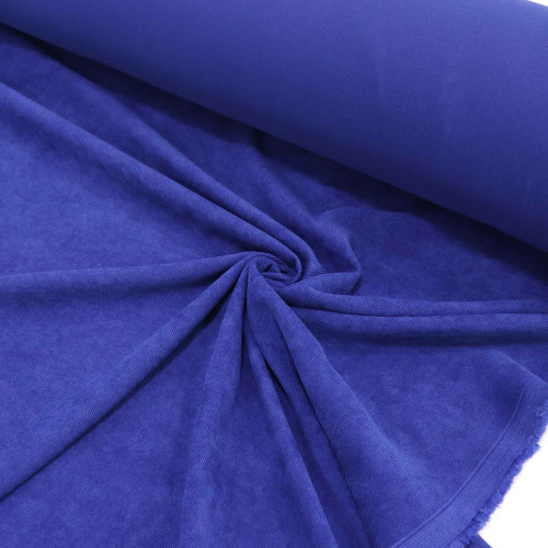 Tecido Veludo Cotelê Azul Royal