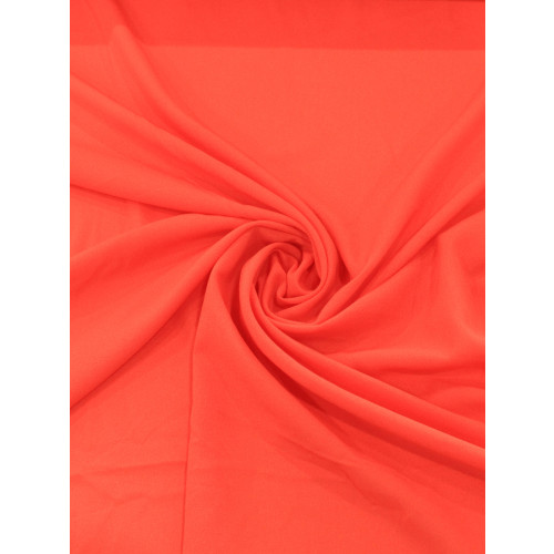 Tecido Crepe Georgette Laranja