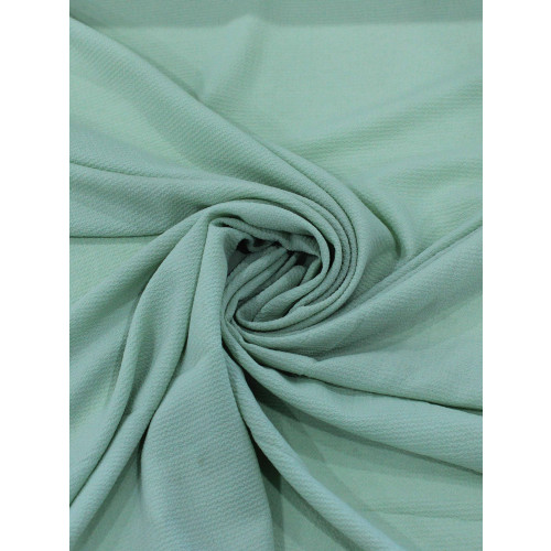 Tecido Crepe Bubble Com Elastano Verde Menta