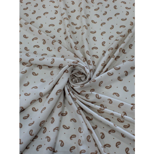 Tecido Viscose Premium Micro Cashmere Bege e Marrom