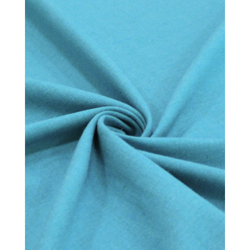 Tecido Linho Misto Rústico com Elastano Azul Piscina
