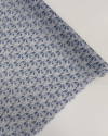 Tecido Cambraia de Algodão Italiano Macro Coqueiros Azul
