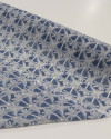 Tecido Cambraia de Algodão Italiano Macro Coqueiros Azul