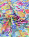Tecido Crepe Chiffon Italiano Monet Floral