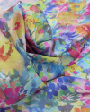 Tecido Crepe Chiffon Italiano Monet Floral