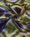 Tecido Crepe Chiffon Texturizado Italiano Ilusionista Colorido
