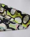 Tecido Crepe Chiffon Italiano Campo Floral Abstrato Colorido