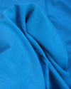 Tecido Viscose Texturizada Listras Verticais Brocadas Azul Capri