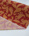 Tecido Crepe Koshibo Ramos em Casmere Amarelo, Bege e Vermelho
