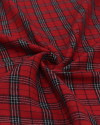 Tecido Flanela Mista Multi Quadriculado Branco, Preto e Vermelho