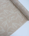 Tecido Viscose Ramos Delicados Creme e Bege