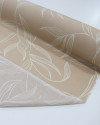 Tecido Viscose Ramos Delicados Creme e Bege
