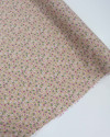 Tecido Viscose Micro Floral Lilás, Verde e Nude