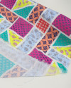 Tecido Viscose Multi Estampas Geométricas Colorida