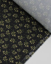 Tecido Viscose Premium Ramos e Micro Poá Tons de Amarelo, Verde e Preto
