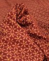 Tecido Viscose Premium Tapete Floral Amarelo Queimado, Rosé e Marsala