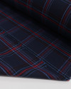 Tecido Flanela Mista Multi Quadriculado Vermelho, Preto e Tons de Azul