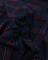 Tecido Flanela Mista Multi Quadriculado Vermelho, Preto e Tons de Azul