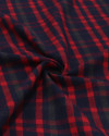 Tecido Flanela Mista Multi Xadrez Verde, Vermelho e Azul Marinho