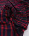 Tecido Flanela Mista Multi Xadrez Verde, Vermelho e Azul Marinho