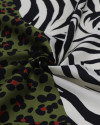 Tecido Tricoline Italiano Animal Print em Recortes